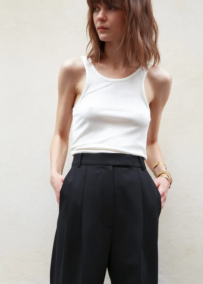 Women Bea Suit Pants 8211 Black The Frankie Shop Bottoms