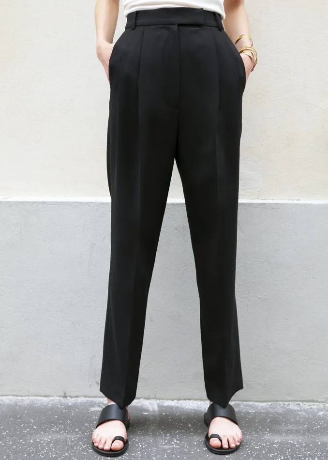 Women Bea Suit Pants 8211 Black The Frankie Shop Bottoms