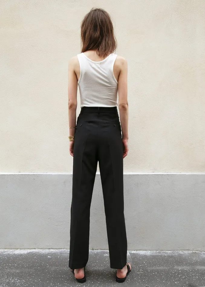 Women Bea Suit Pants 8211 Black The Frankie Shop Bottoms
