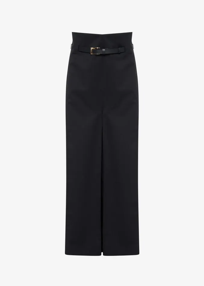 Women Bevza Belted Square Culottes 8211 Black The Frankie Shop Bottoms