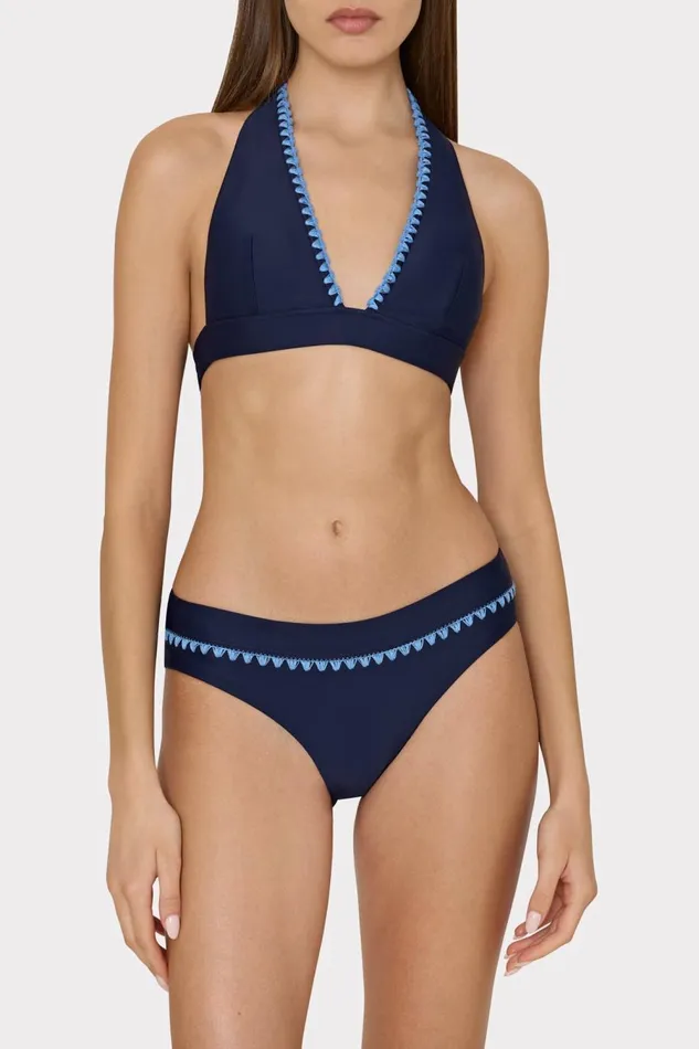 Women Bikinis Milly Crochet Stitch Bikini Bottom Navyblue Women Bikinis Milly Crochet Stitch Bikini Bottom Navyblue