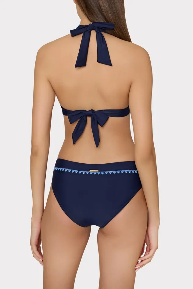 Women Bikinis Milly Crochet Stitch Bikini Bottom Navyblue Women Bikinis Milly Crochet Stitch Bikini Bottom Navyblue