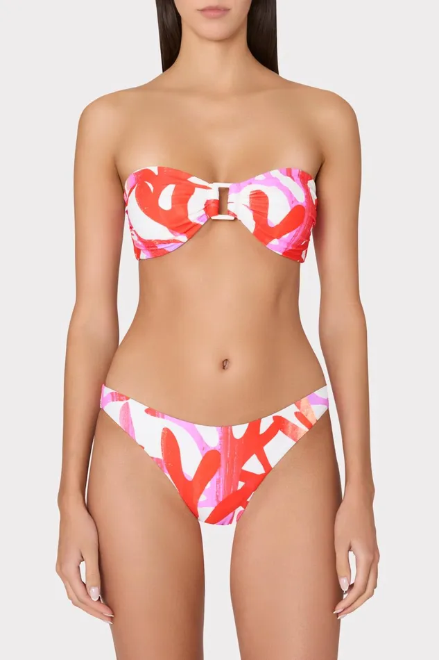 Women Bikinis Milly Margot Italian Under The Sea Bikini Bottom Pink Multi Women Bikinis Milly Margot Italian Under The Sea Bikini Bottom Pink Multi