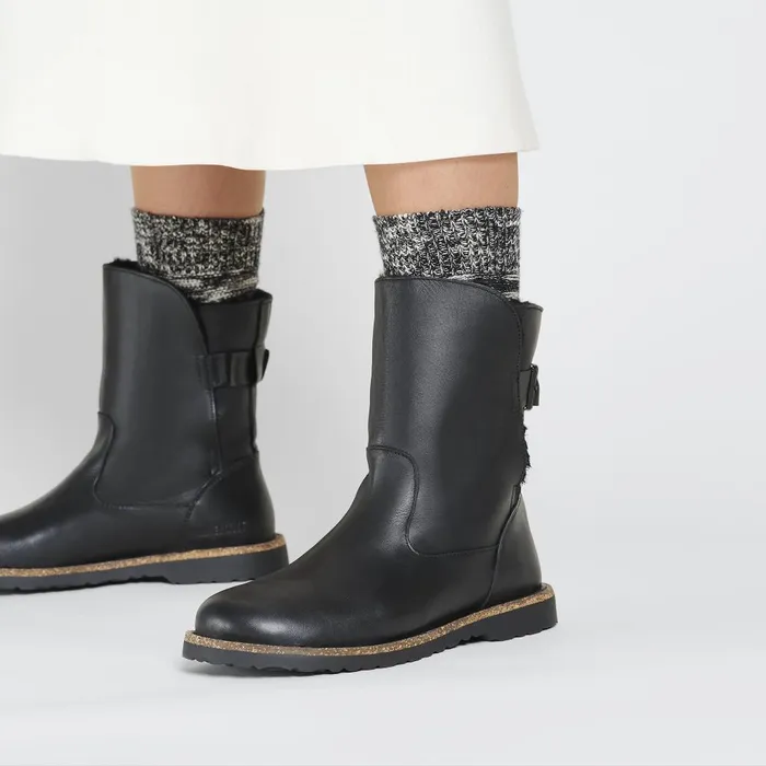 Women Birkenstock Boots Uppsala Shearling Black