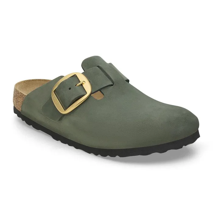 Women Birkenstock Clogs Boston Big Buckle Thyme