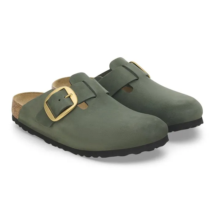 Women Birkenstock Clogs Boston Big Buckle Thyme