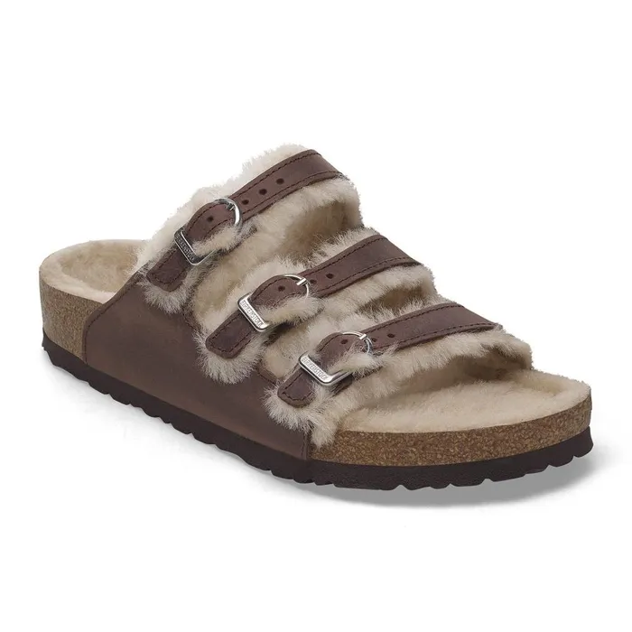 Women Birkenstock MultiStrap Florida Shearling Habana