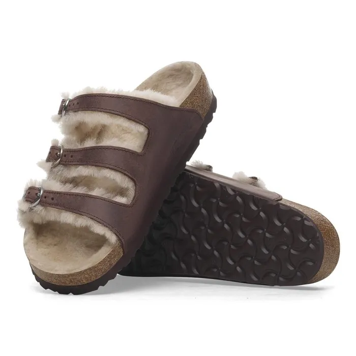 Women Birkenstock MultiStrap Florida Shearling Habana
