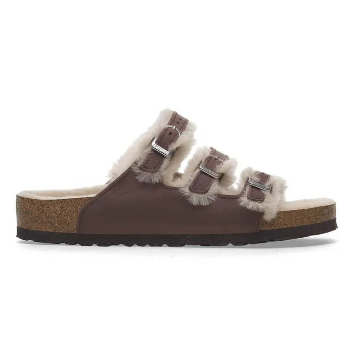 Women Birkenstock MultiStrap Florida Shearling Habana