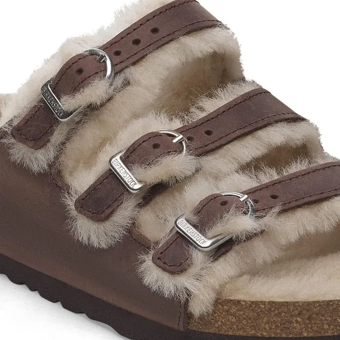 Women Birkenstock MultiStrap Florida Shearling Habana