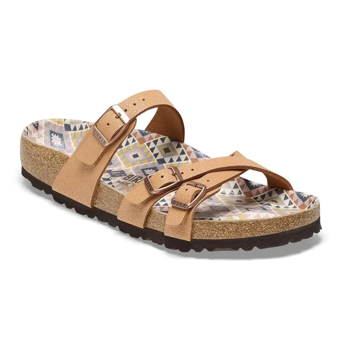 Women Birkenstock MultiStrap Franca Vegan Pecan