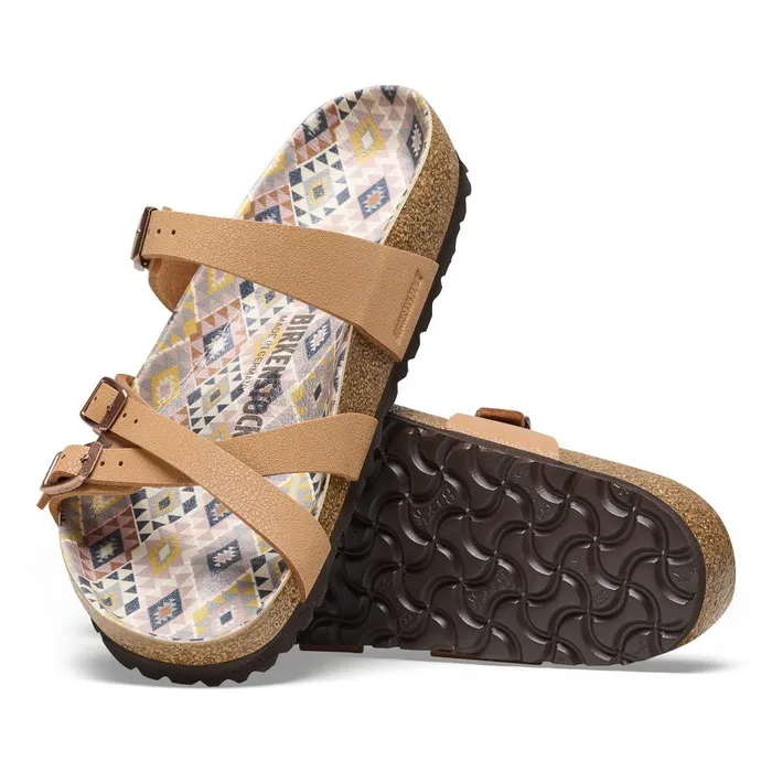 Women Birkenstock MultiStrap Franca Vegan Pecan