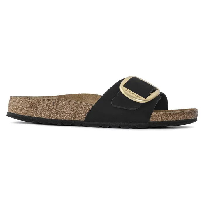 Women Birkenstock OneStrap Madrid Big Buckle Black