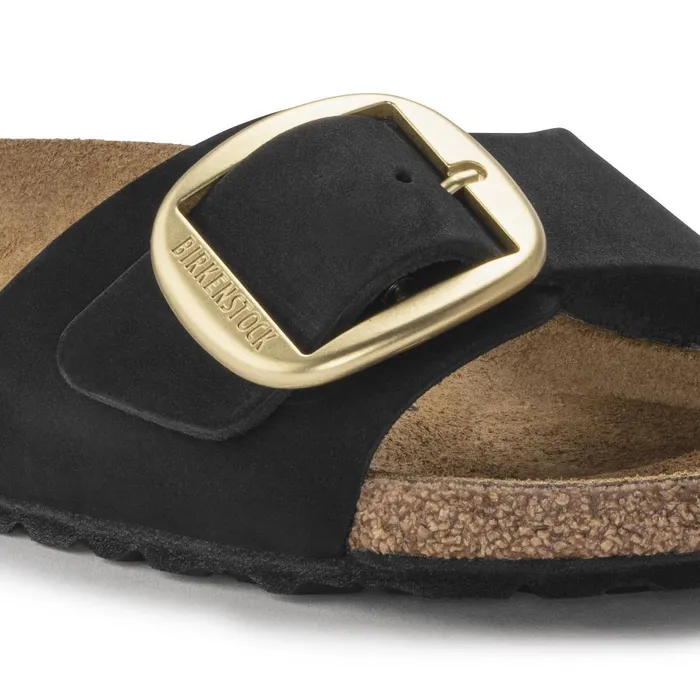 Women Birkenstock OneStrap Madrid Big Buckle Black