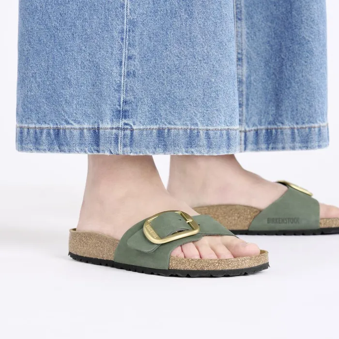 Women Birkenstock OneStrap Madrid Big Buckle Thyme