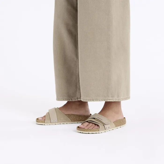 Women Birkenstock OneStrap Oita Taupe