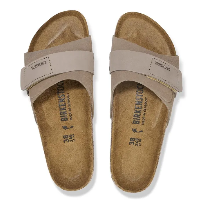 Women Birkenstock OneStrap Oita Taupe