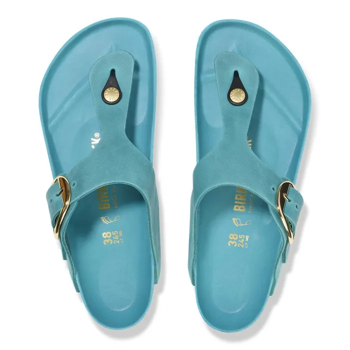 Women Birkenstock Thong Gizeh Big Buckle Biscay Bay