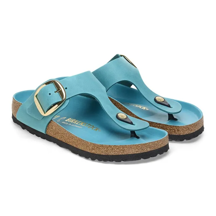 Women Birkenstock Thong Gizeh Big Buckle Biscay Bay