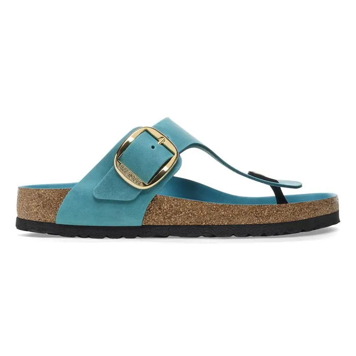 Women Birkenstock Thong Gizeh Big Buckle Biscay Bay