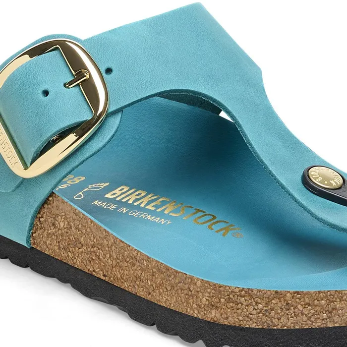 Women Birkenstock Thong Gizeh Big Buckle Biscay Bay