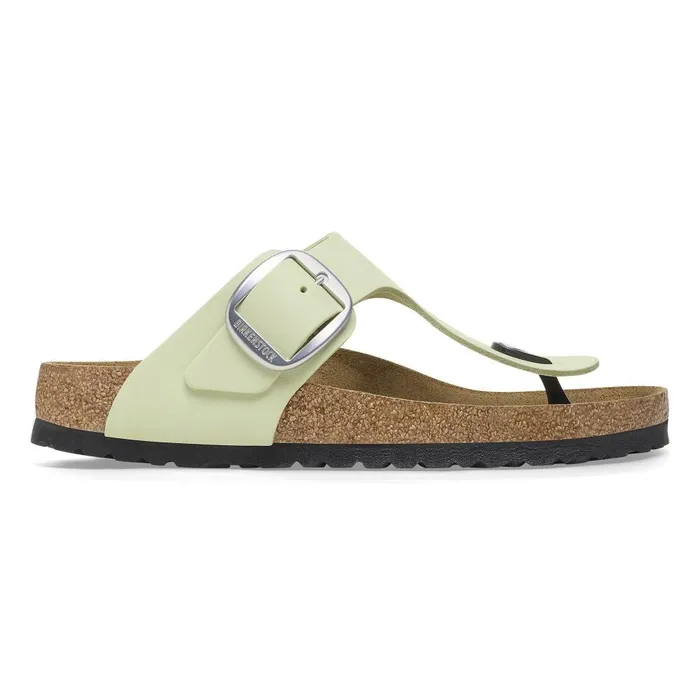 Women Birkenstock Thong Gizeh Big Buckle Faded Lime