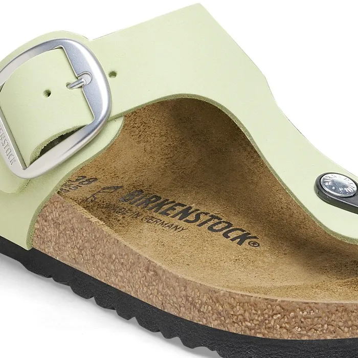 Women Birkenstock Thong Gizeh Big Buckle Faded Lime