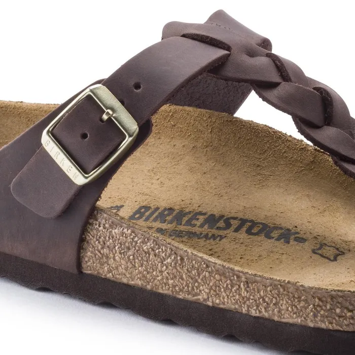 Women Birkenstock Thong Gizeh Braided Habana