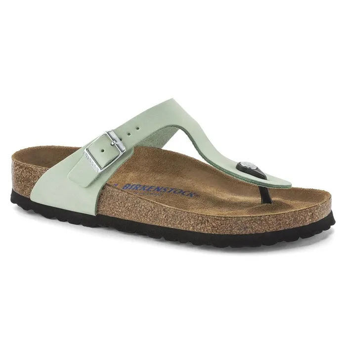 Women Birkenstock Thong Gizeh Soft Footbed Matcha