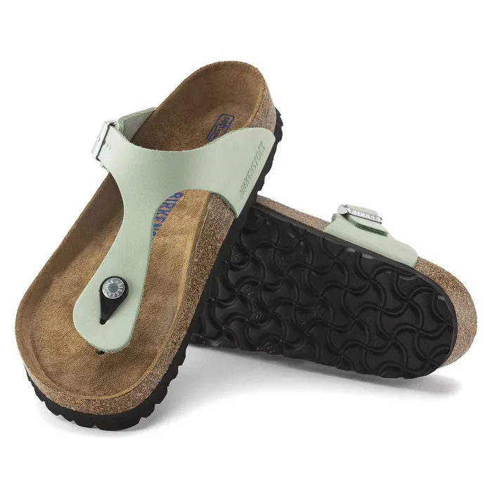 Women Birkenstock Thong Gizeh Soft Footbed Matcha