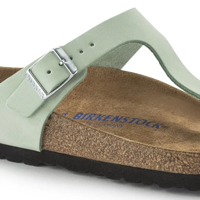 Women Birkenstock Thong Gizeh Soft Footbed Matcha