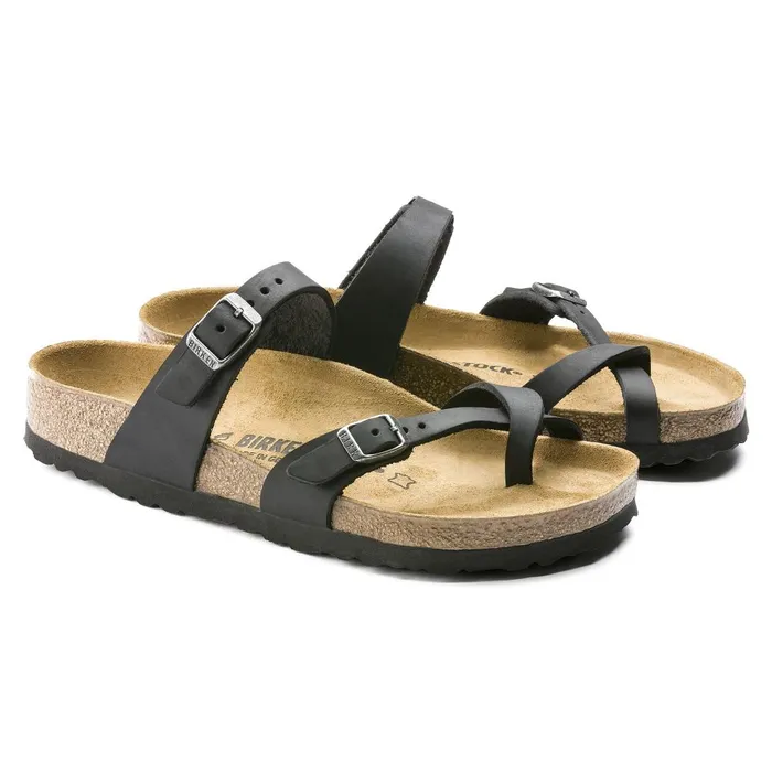 Women Birkenstock Thong Mayari Black