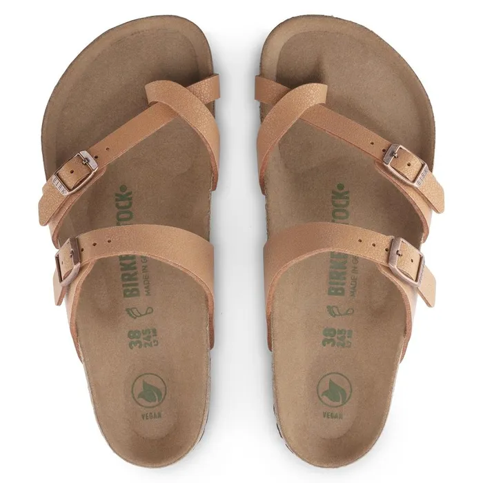 Women Birkenstock Thong Mayari Vegan Pecan