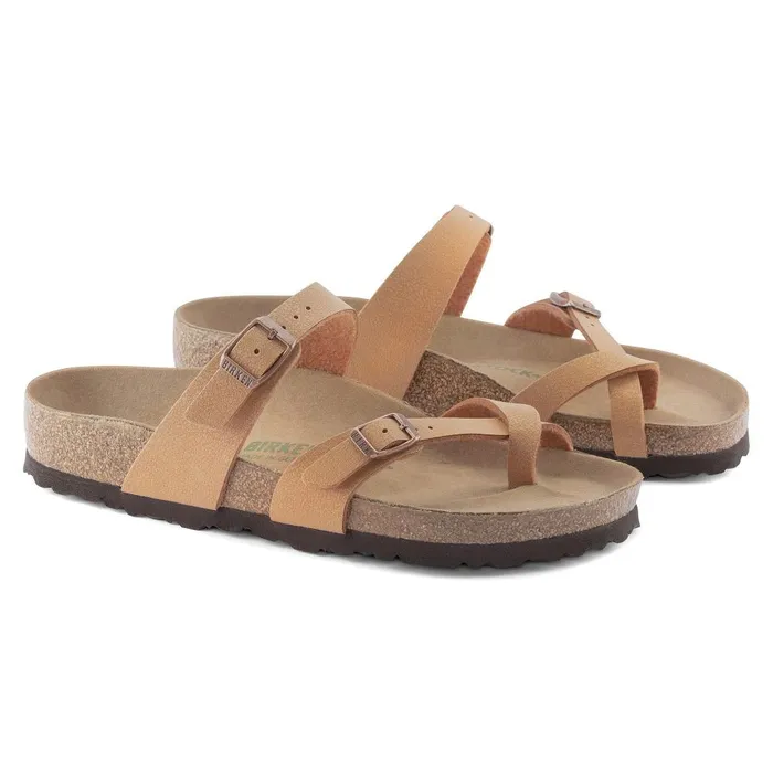 Women Birkenstock Thong Mayari Vegan Pecan