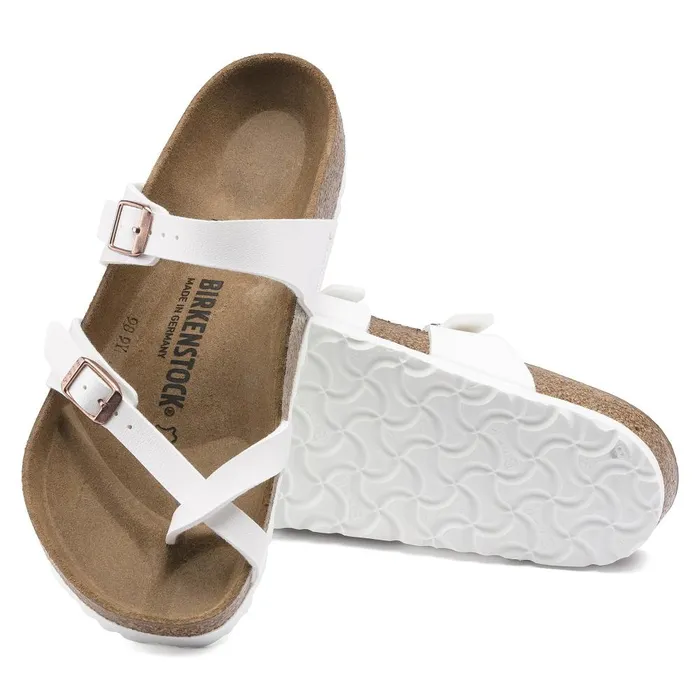 Women Birkenstock Thong Mayari White