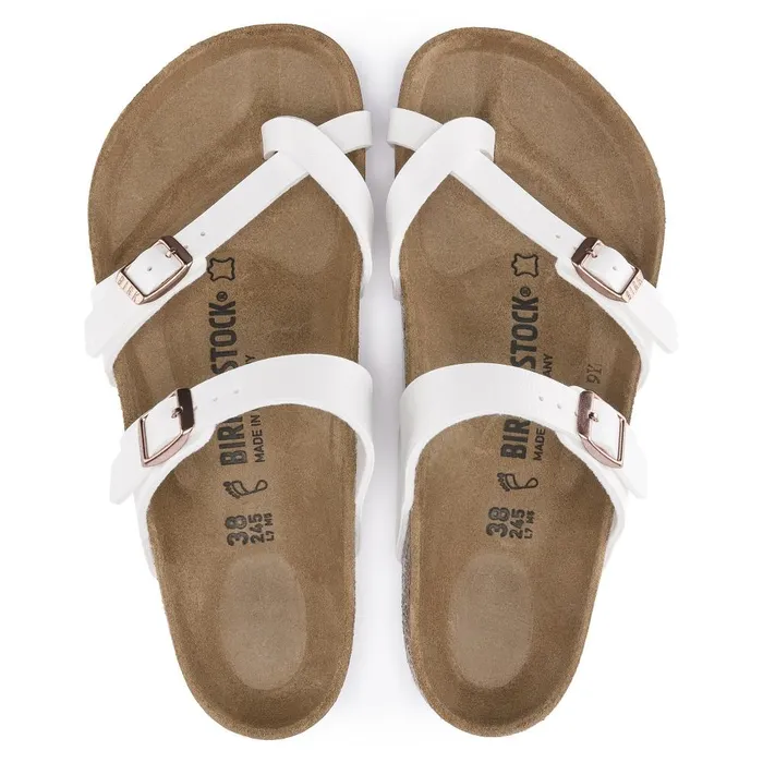 Women Birkenstock Thong Mayari White
