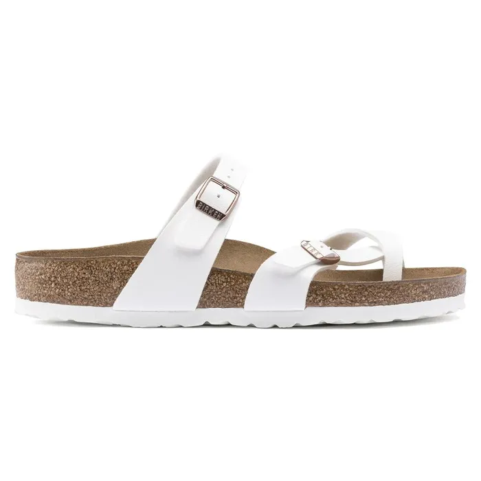 Women Birkenstock Thong Mayari White