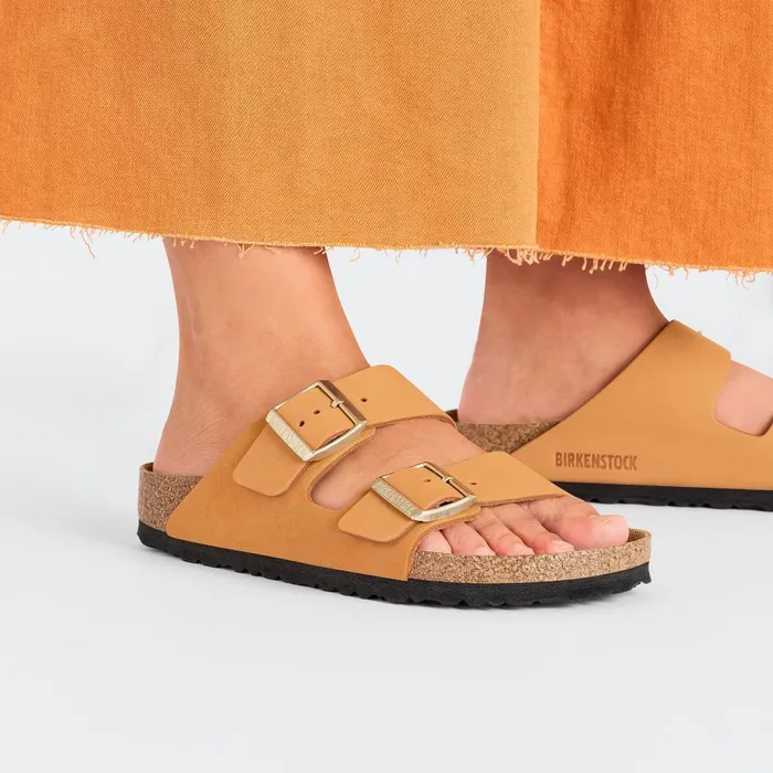 Women Birkenstock TwoStrap Arizona Burnt Orange