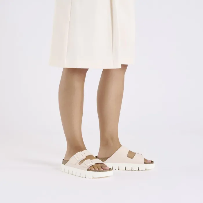 Women Birkenstock TwoStrap Arizona Chunky Light Rose