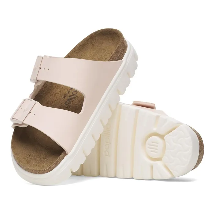 Women Birkenstock TwoStrap Arizona Chunky Light Rose