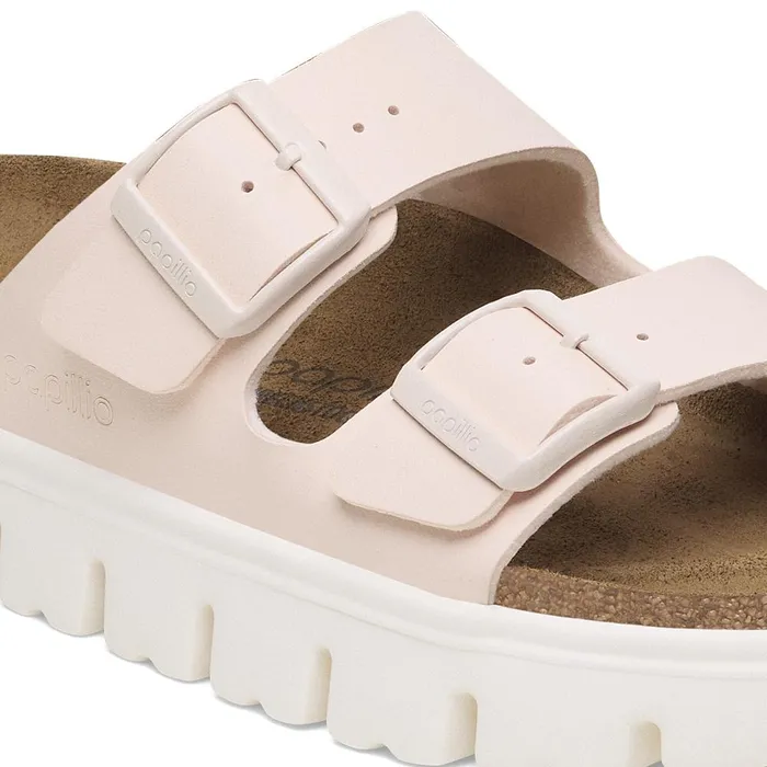 Women Birkenstock TwoStrap Arizona Chunky Light Rose