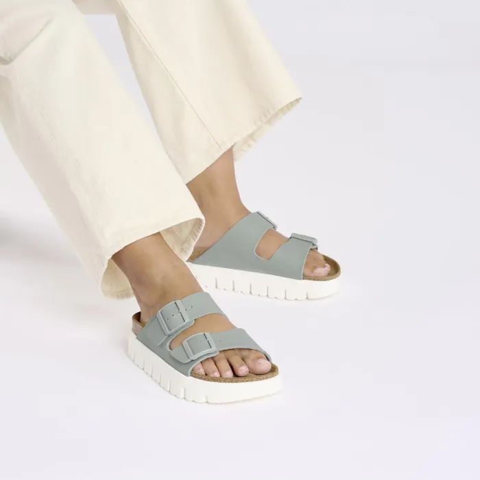 Women Birkenstock TwoStrap Arizona Chunky Pure Sage