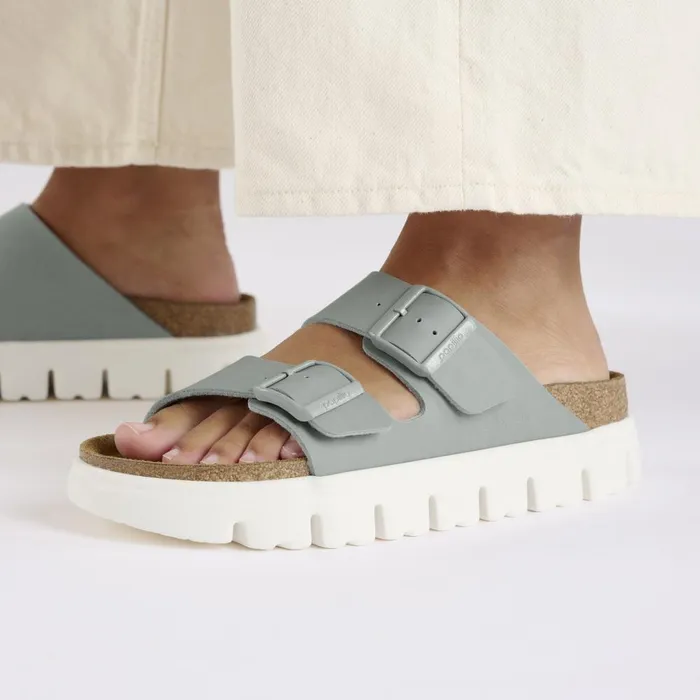 Women Birkenstock TwoStrap Arizona Chunky Pure Sage