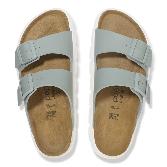 Women Birkenstock TwoStrap Arizona Chunky Pure Sage