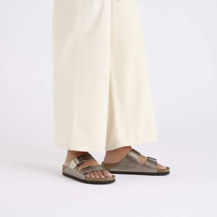 Women Birkenstock TwoStrap Arizona Graceful Taupe