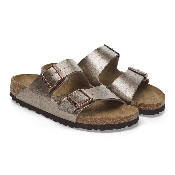 Women Birkenstock TwoStrap Arizona Graceful Taupe