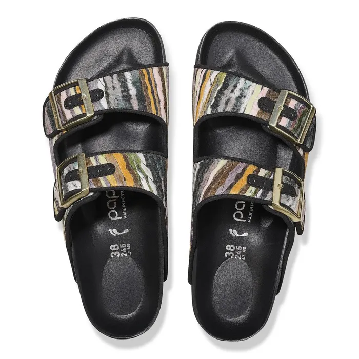 Women Birkenstock Wedges and Platforms Arizona Platform Multi Yellow