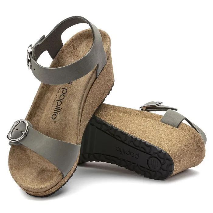 Women Birkenstock Wedges and Platforms Soley Dove Gray