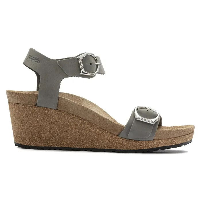 Women Birkenstock Wedges and Platforms Soley Dove Gray