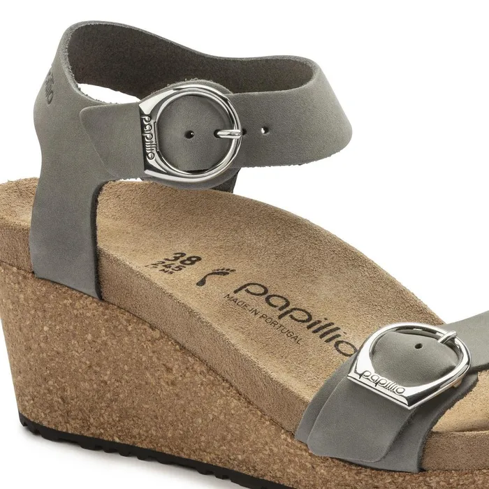 Women Birkenstock Wedges and Platforms Soley Dove Gray